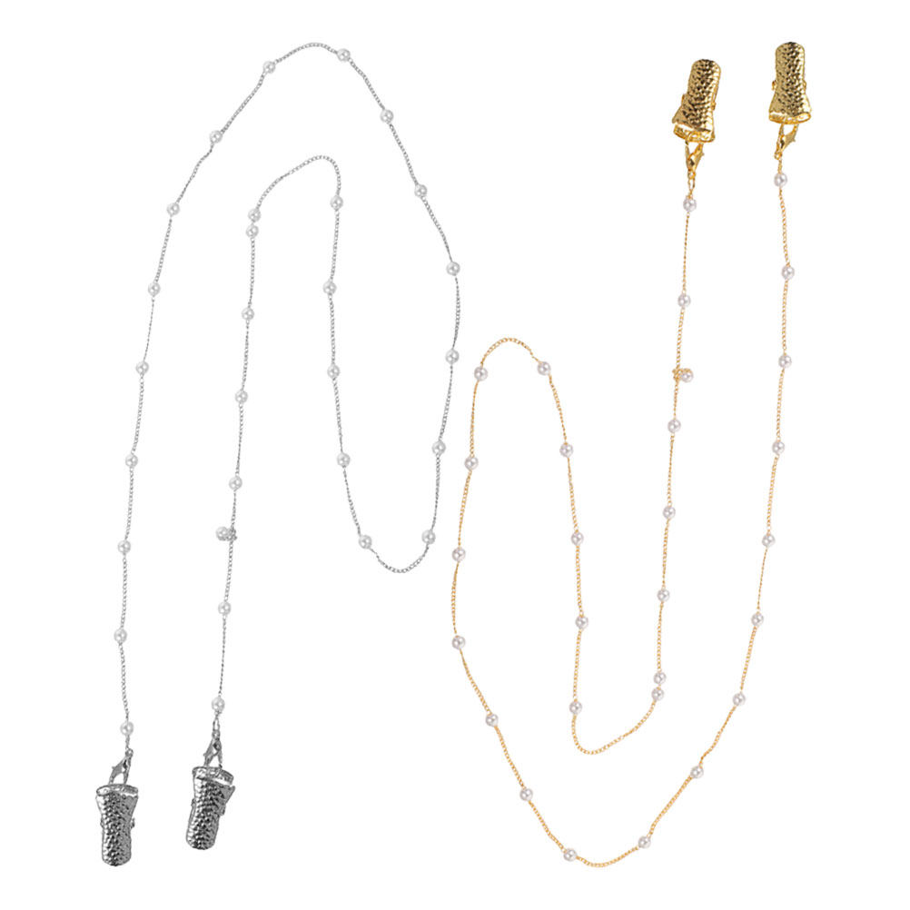 2Pcs Pearl Beaded Eyeglass Cha - đánh giá và giá Mask Chain Holder