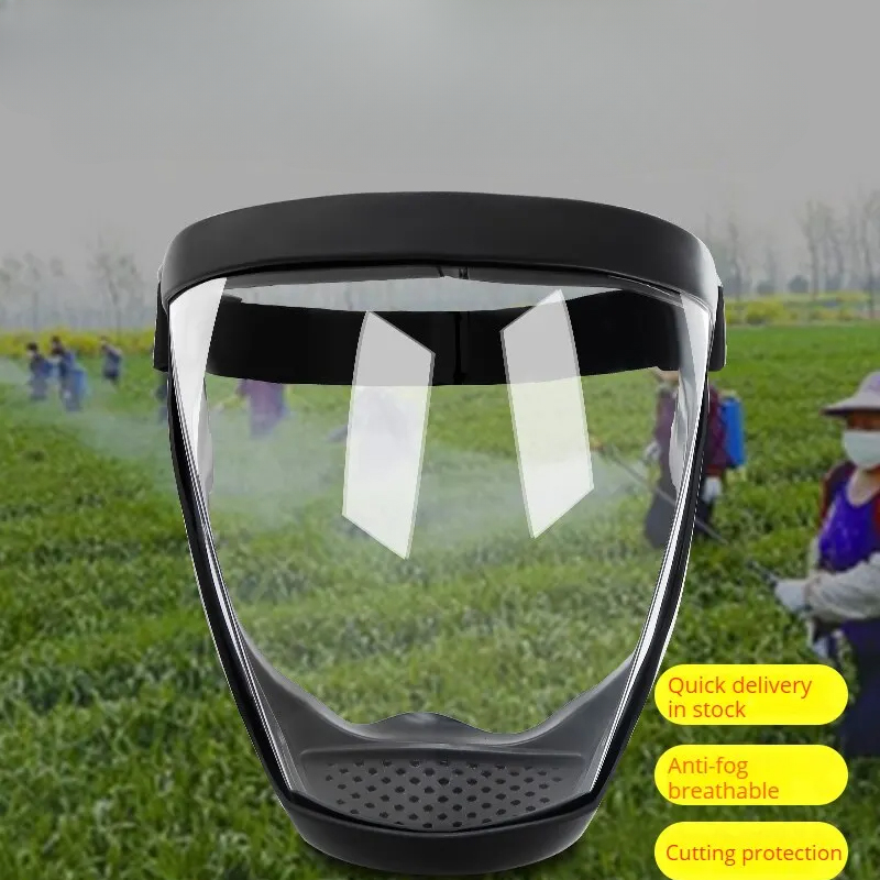 Transparent Full Faceshield Re - đánh giá và giá Anti Pollution Mask