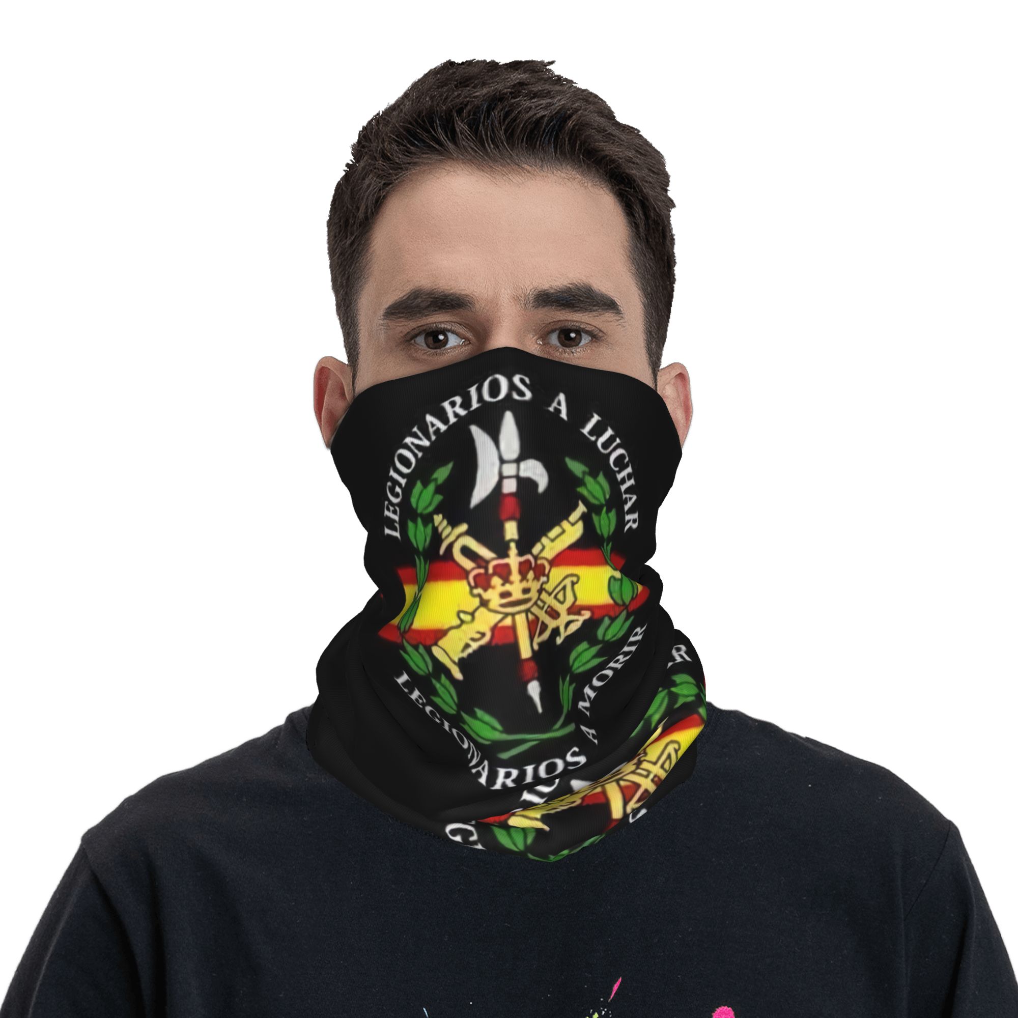 Custom Spanish Legion Bandana  - đánh giá và giá Neck Gaiter Face Cover