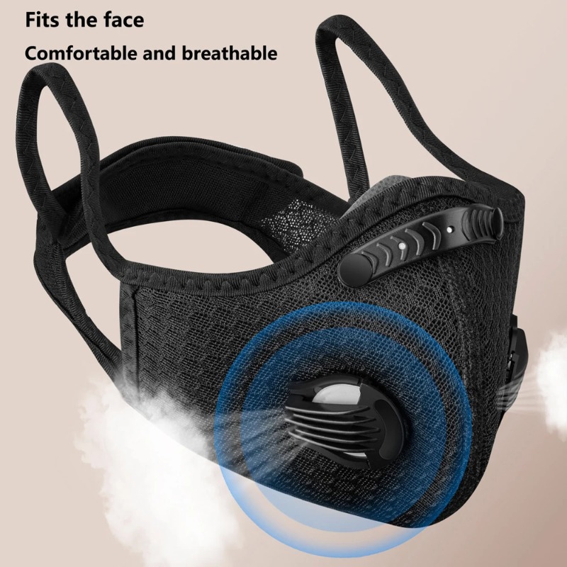 Cycling Face Mask Sport Washab - đánh giá và giá Anti Pollution Mask
