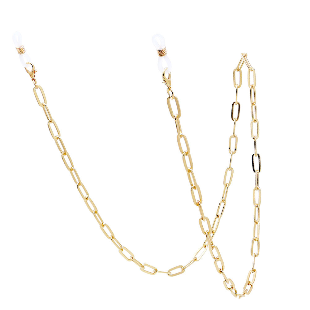 Gold Paperclip Mask Lanyard Gl - đánh giá và giá Mask Chain Holder